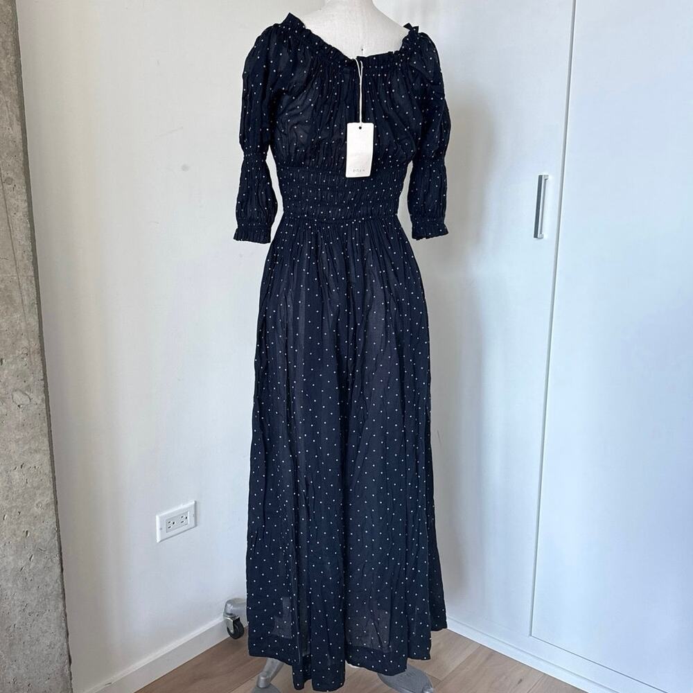 DOEN Ischia Convertible Organic
Cotton Navy Dress SZ XS - Picture 4 of 5